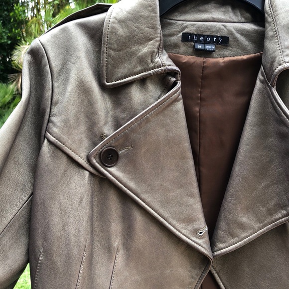 Theory Leather Jacket - Picture 3 of 9